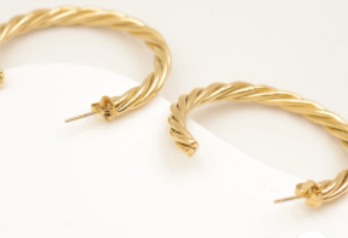 Boucles d'oreilles or