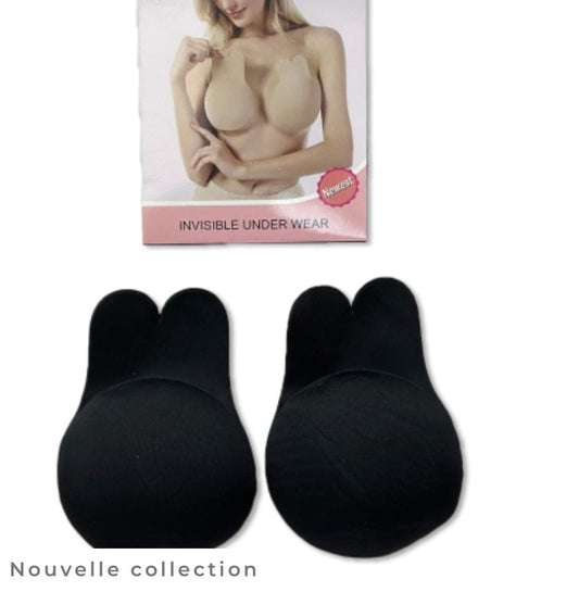 Remonte seins adhésif noir ou beige